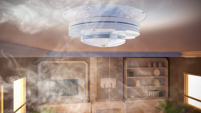 smoke-detector-ceiling-house
